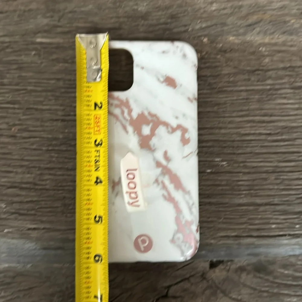 Loopy for iPhone 11 or 12 pro White Marble
